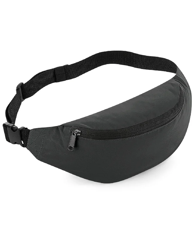 Black Reflective - Reflective belt bag