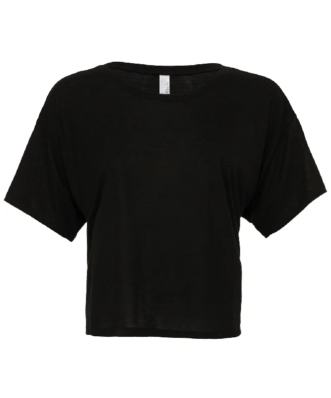 Black - Flowy boxy t-shirt