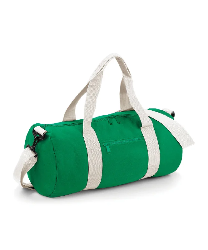 Kelly Green/Off White - Original barrel bag