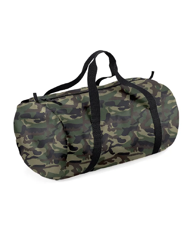 Jungle Camo/Black - Packaway barrel bag