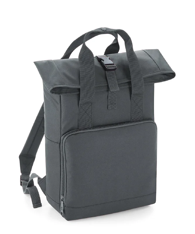 Graphite Grey - Twin handle roll-top backpack