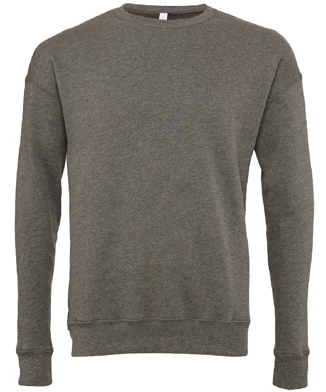 Deep Heather - Unisex drop shoulder fleece