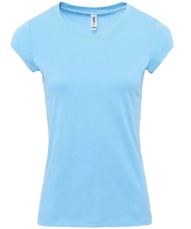 Ocean Blue - Sheer Jersey T-shirt