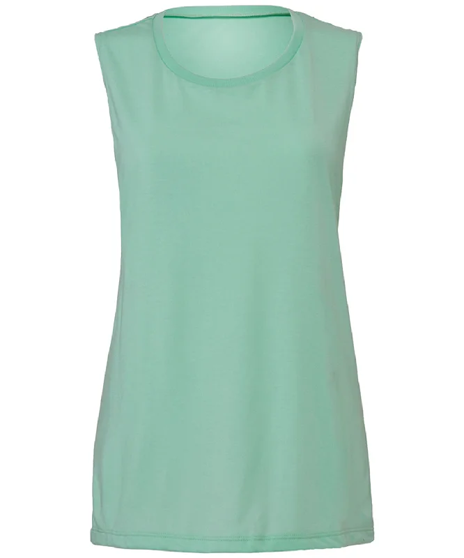 Mint - Flowy scoop muscle t-shirt