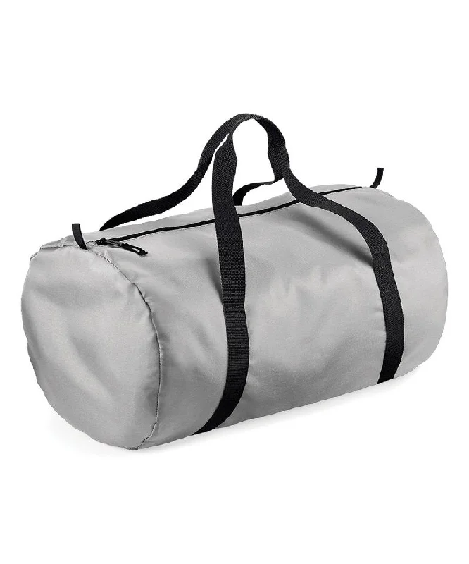 Silver/Black - Packaway barrel bag