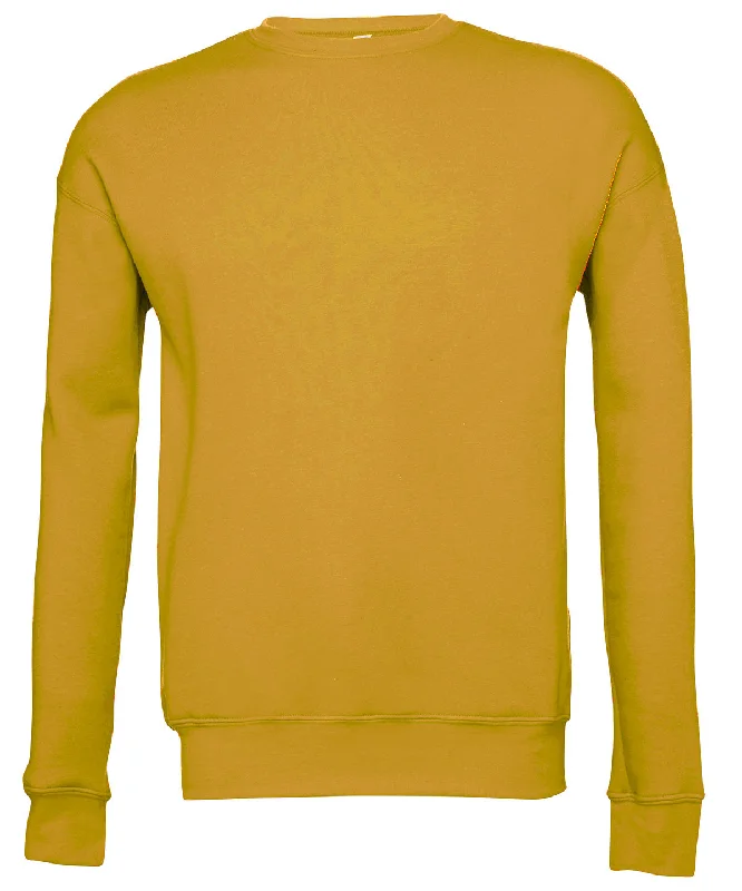 Heather Mustard - Unisex drop shoulder fleece