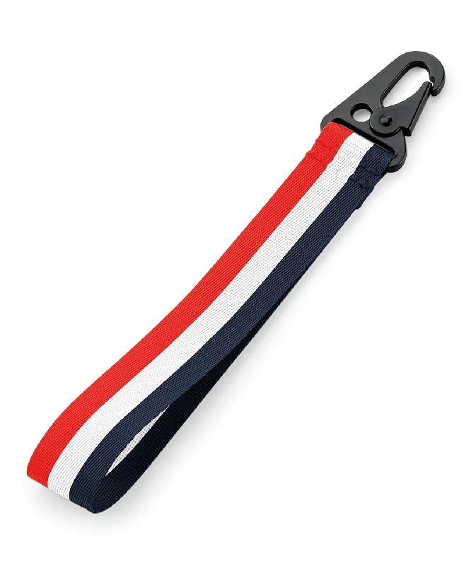 Red/White/Navy - Brandable key clip