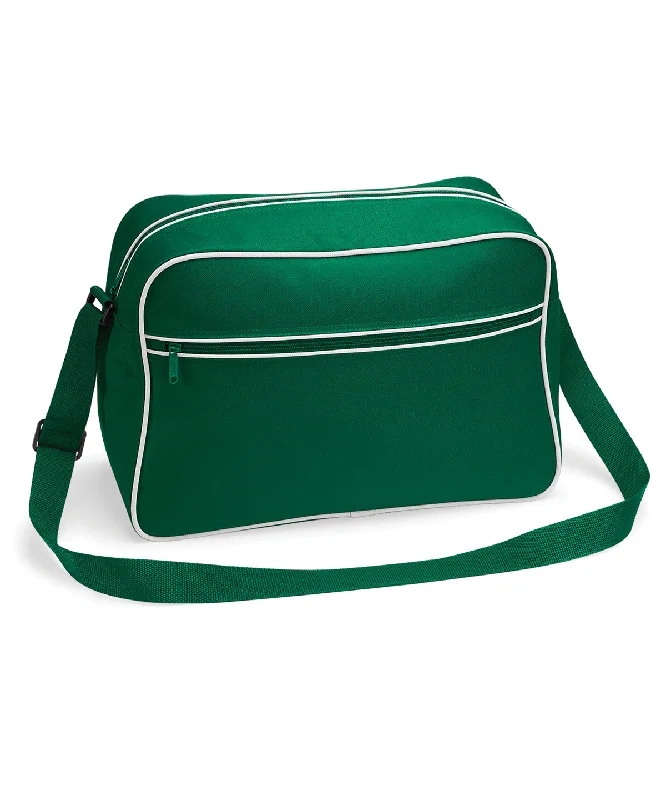 Bottle Green - Retro shoulder bag