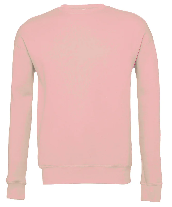 Pink - Unisex drop shoulder fleece