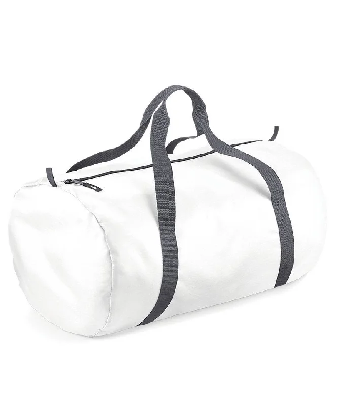 White - Packaway barrel bag