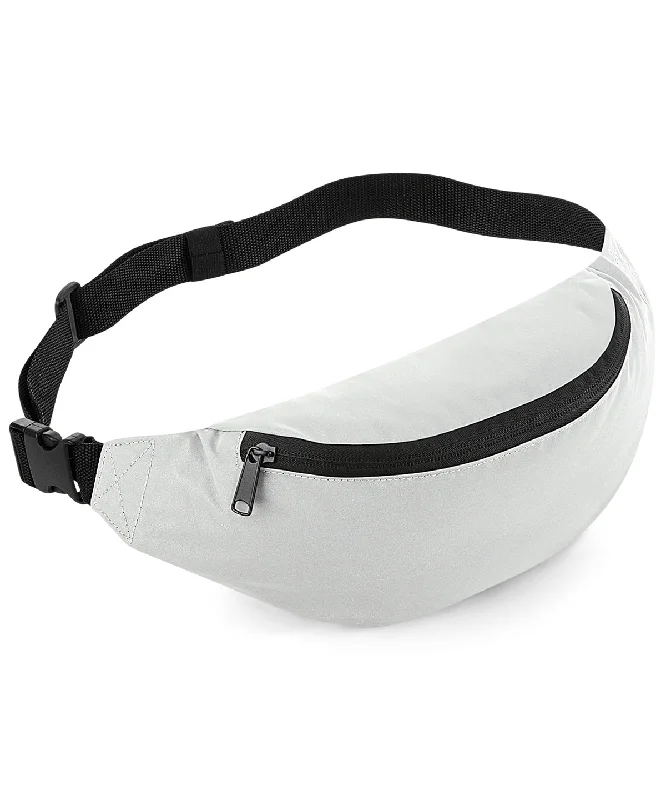 Silver Reflective - Reflective belt bag