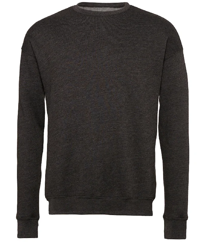 Dark Grey Heather - Unisex drop shoulder fleece