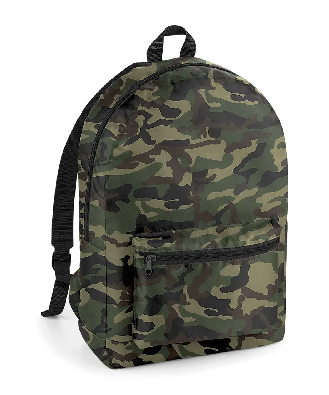 Jungle Camo/Black - Packaway backpack