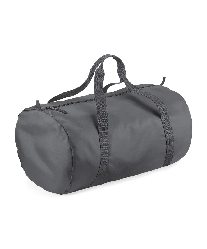 Graphite Grey/Graphite Grey - Packaway barrel bag