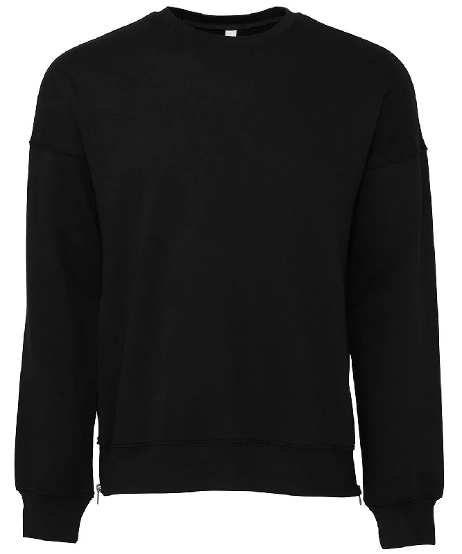 DTG Black - Unisex drop shoulder fleece