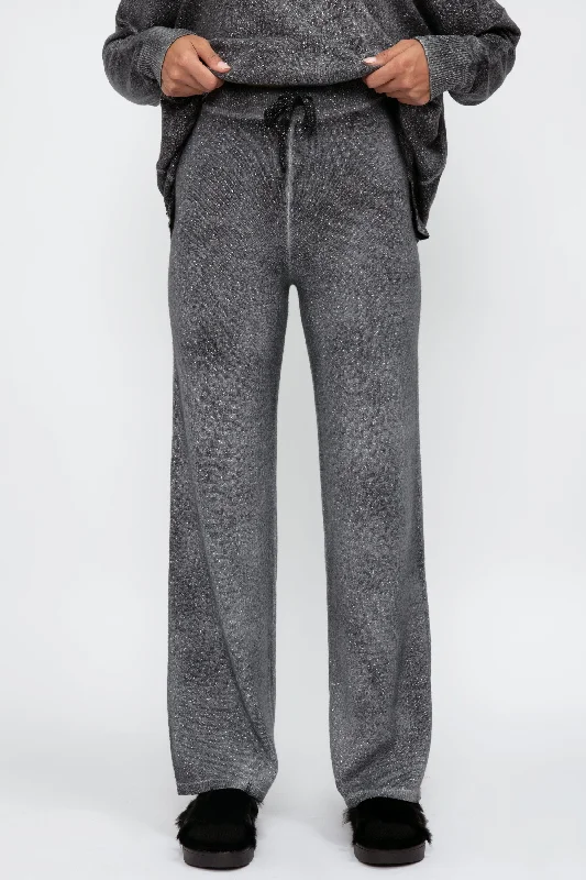 Hand Painted Cashmere Wool Pant in Husky