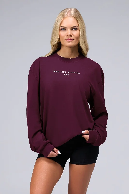 Unisex Classic Cotton Luxe Oversized LS Tee