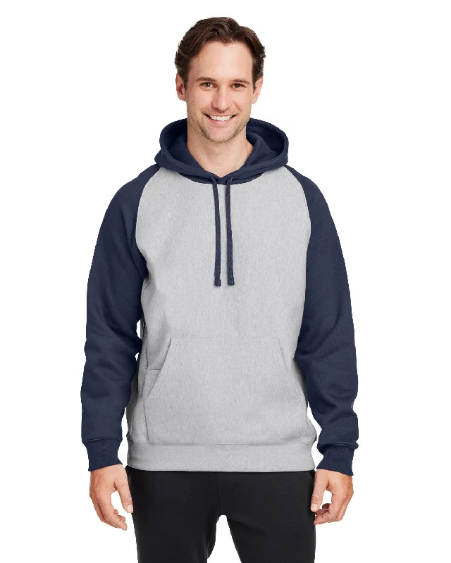 Team 365 TT96CB Unisex Zone HydroSport Heavyweight Colorblock Hooded Sweatshirt