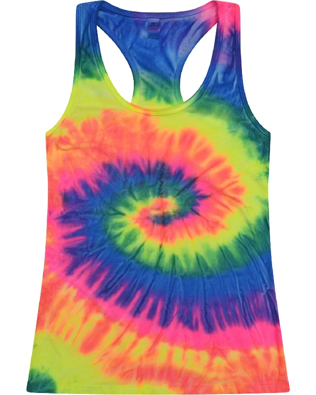 Tie-Dye 3400 Ladies' Racerback Tank