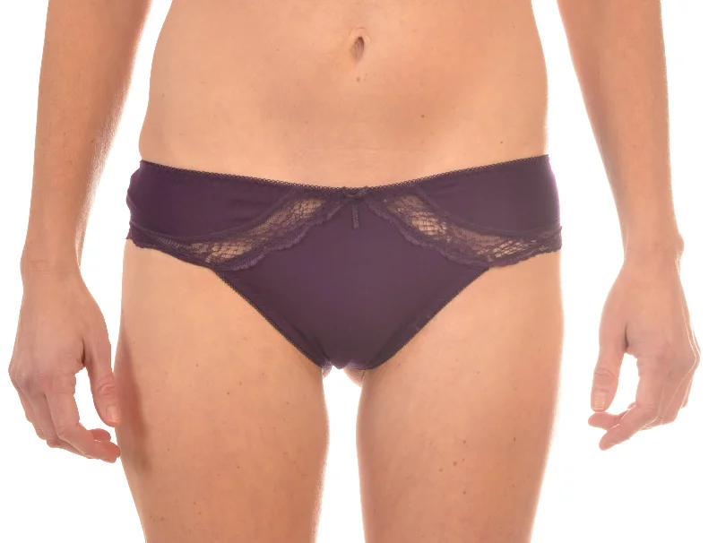 women Wayi Bamboo breathable lace thong panties