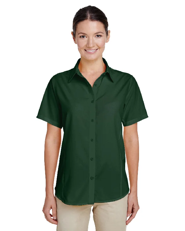 Harriton M610SW Ladies' Paradise Short-Sleeve Performance Shirt