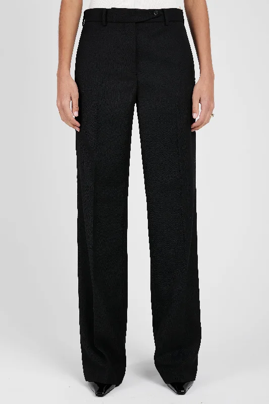 Woven Trouser Pant in Black