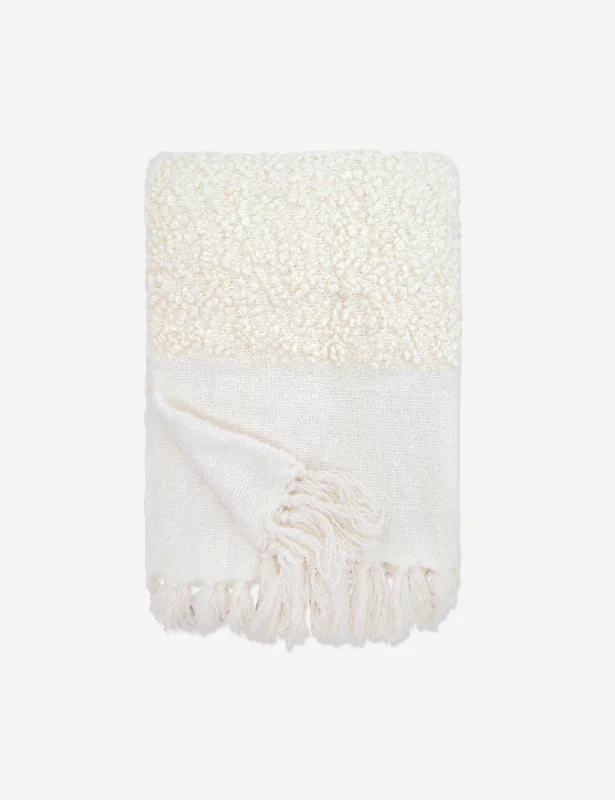 Murphy Oversized Boucle Throw by Pom Pom at Home