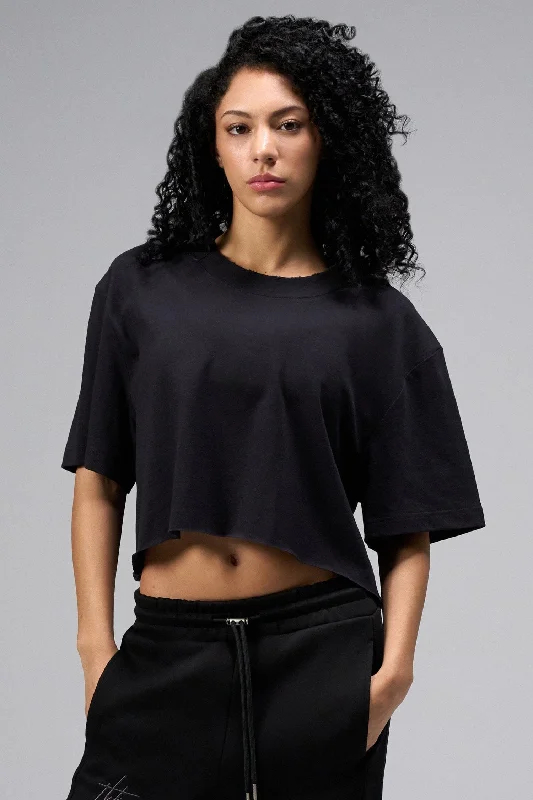 Dura Cotton Oversized Cropped Tee