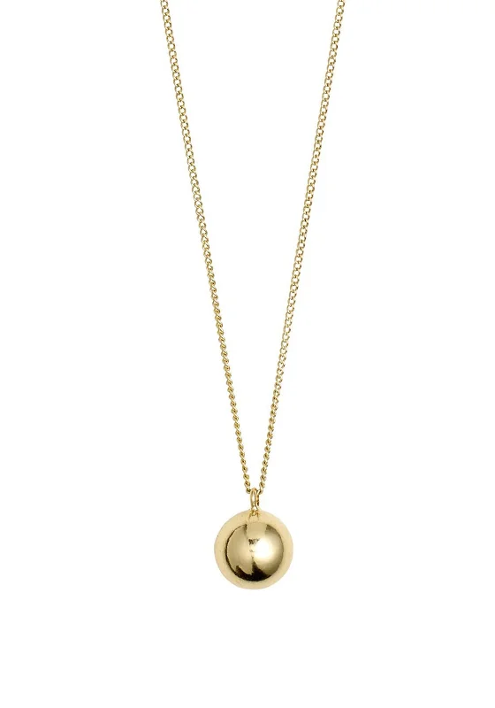 Pilgrim Earth Set of 2 Necklaces with Sphere Pendant, Gold