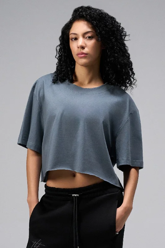 Dura Cotton Oversized Cropped Tee