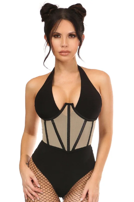 Mesh Open Cup Waist Cincher