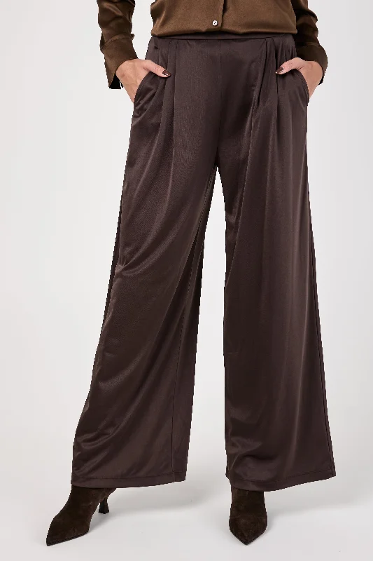 Whisky Jersey Trouser Pant in Brown