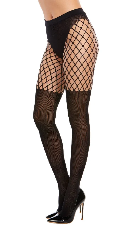 Opaque & Fence Net Pantyhose