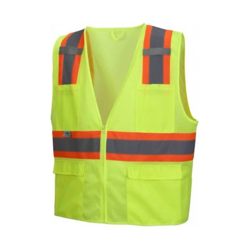 Pyramex Men's Class II Mesh Surveyor - Lime