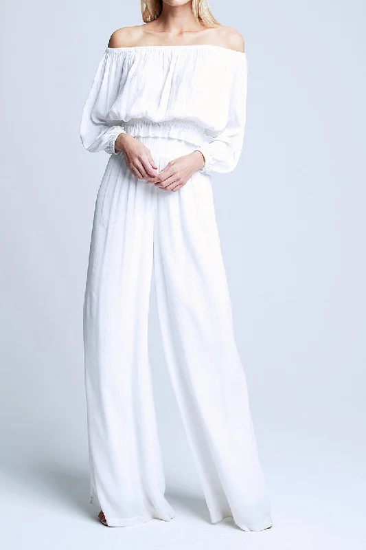 Nikita Wide Leg Pant in White