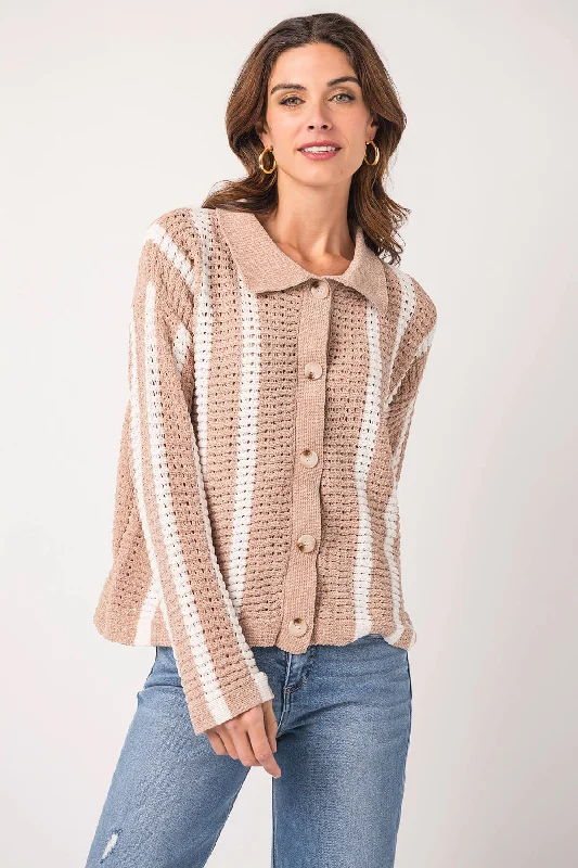 Buttermelon Oversized Chenille Cardigan