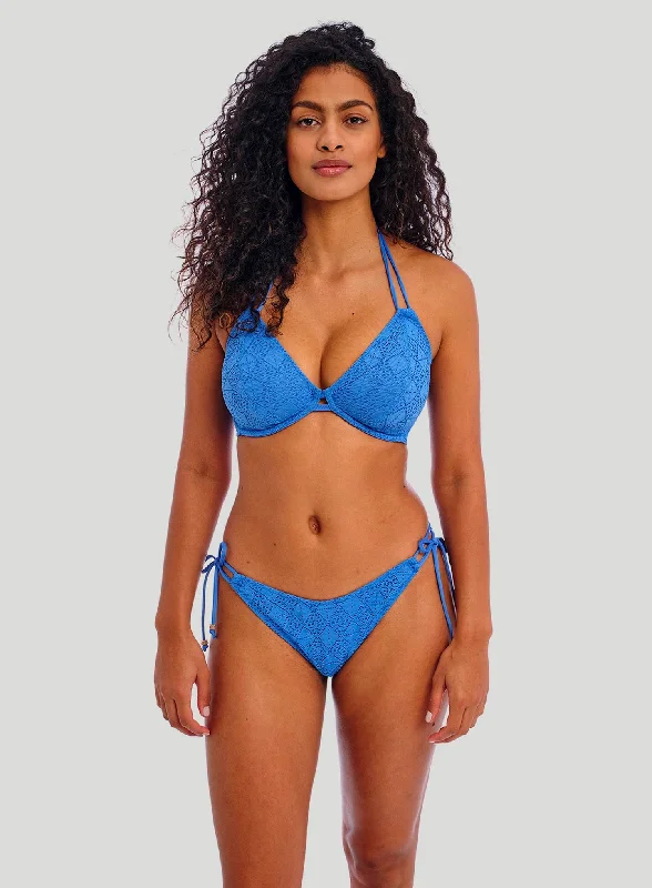 Freya Swimwear: Nomad Nights Underwired Halter Bikini Top Atlantic