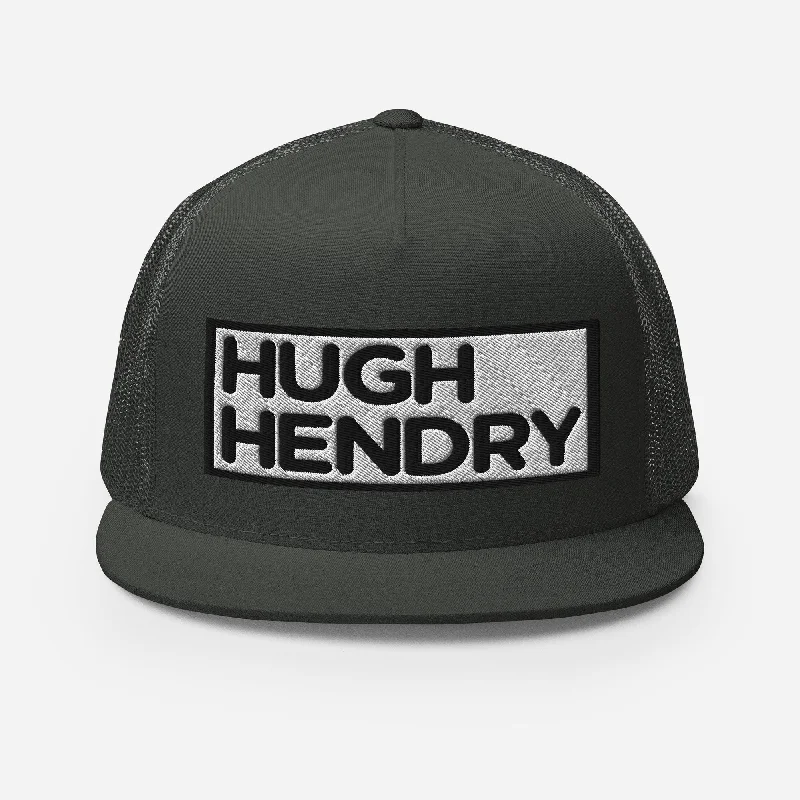 Hugh Hendry Logo-Embroidered and Mesh Trucker Cap