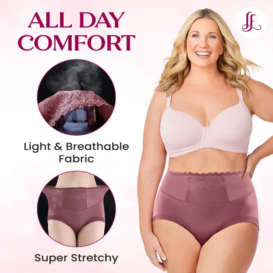 💥2024 New Plus Size Silky Comfort High Waist Hiplift Panties