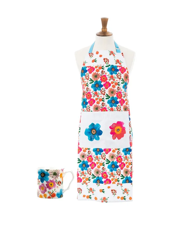 Shannonbridge Flower Power Mug & Apron Set