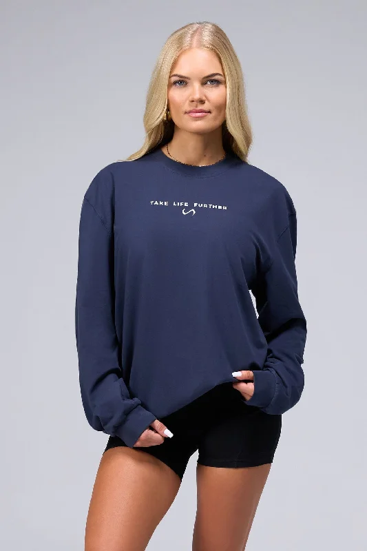 Unisex Classic Cotton Luxe Oversized LS Tee