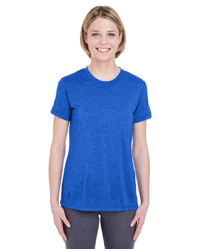 UltraClub 8619L Ladies'  Cool & Dry Heathered Performance T-Shirt