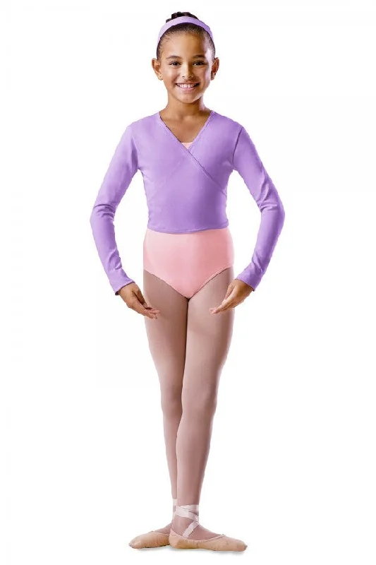 Bloch Long Sleeve Wrap Top BU501C