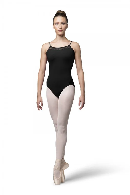 Bloch Ladies Mesh Cross Back Cami Leotard L9897