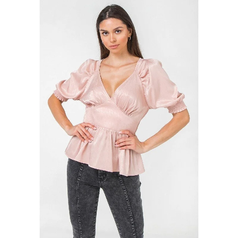 A Solid Sateen Top