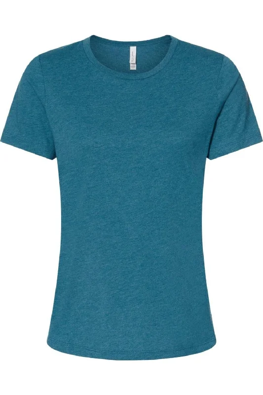 BELLA + CANVAS Womens Relaxed Fit Heather CVC Tee