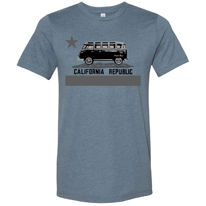 California Republic Fashion Van Asst Colors Sueded Tee