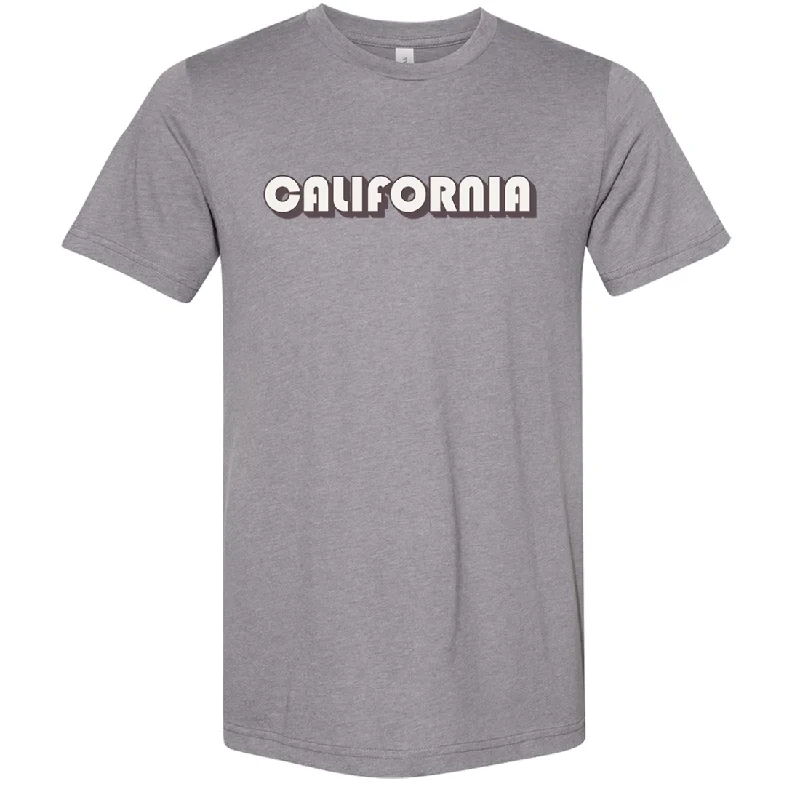 California 70's Asst Colors Sueded Tee