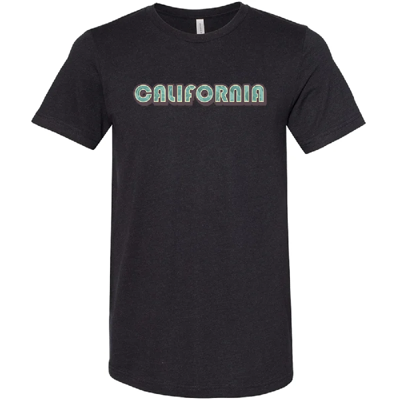 California 70's Blue Logo Asst Colors Sueded Tee