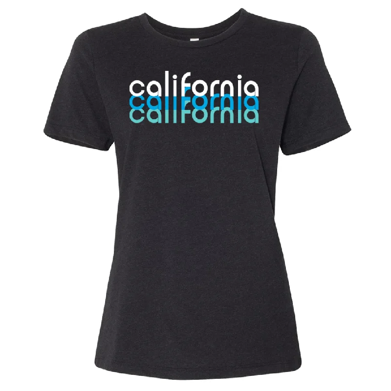 California Cool Stacked Women's Relaxed Jersey Tee